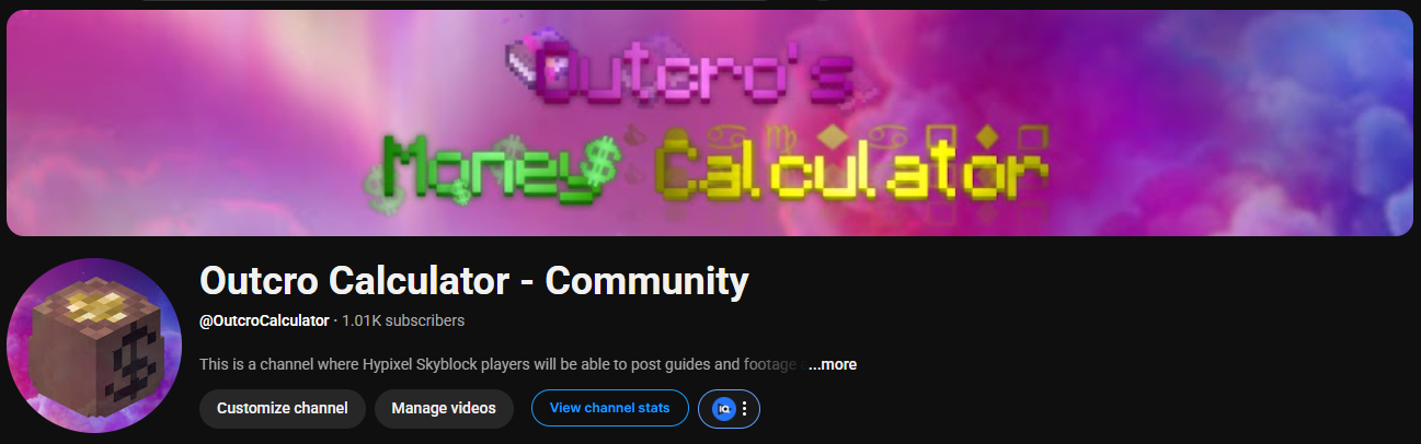 Outcro banner